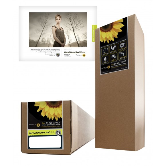 PermaJet Alpha 310gsm 44 Inch x 15M Inkjet Paper Roll PJ21897